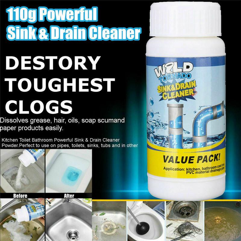 Powerful Drain Sink Cleaner Powder *(Buy1+Get1)* FREE